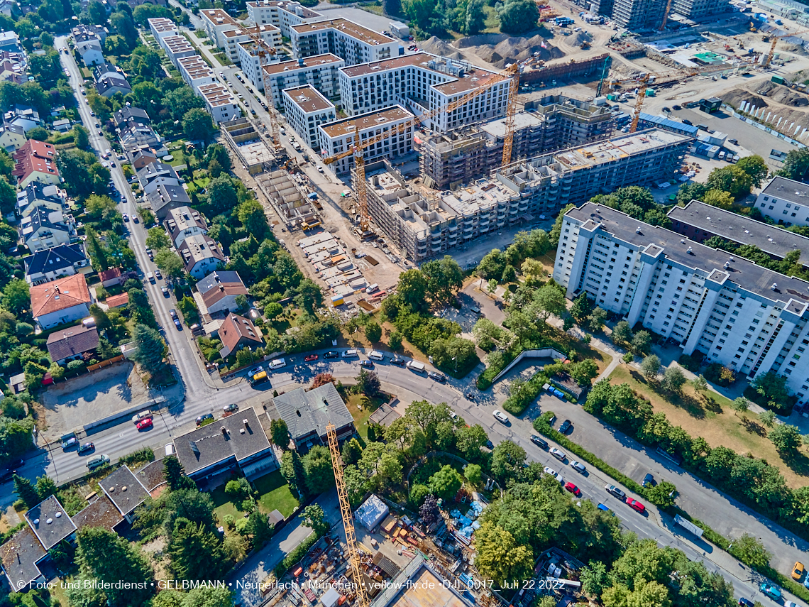 22.07.2022 - Baustelle Alexisqaurtier und Pandion Verde in Neuperlach